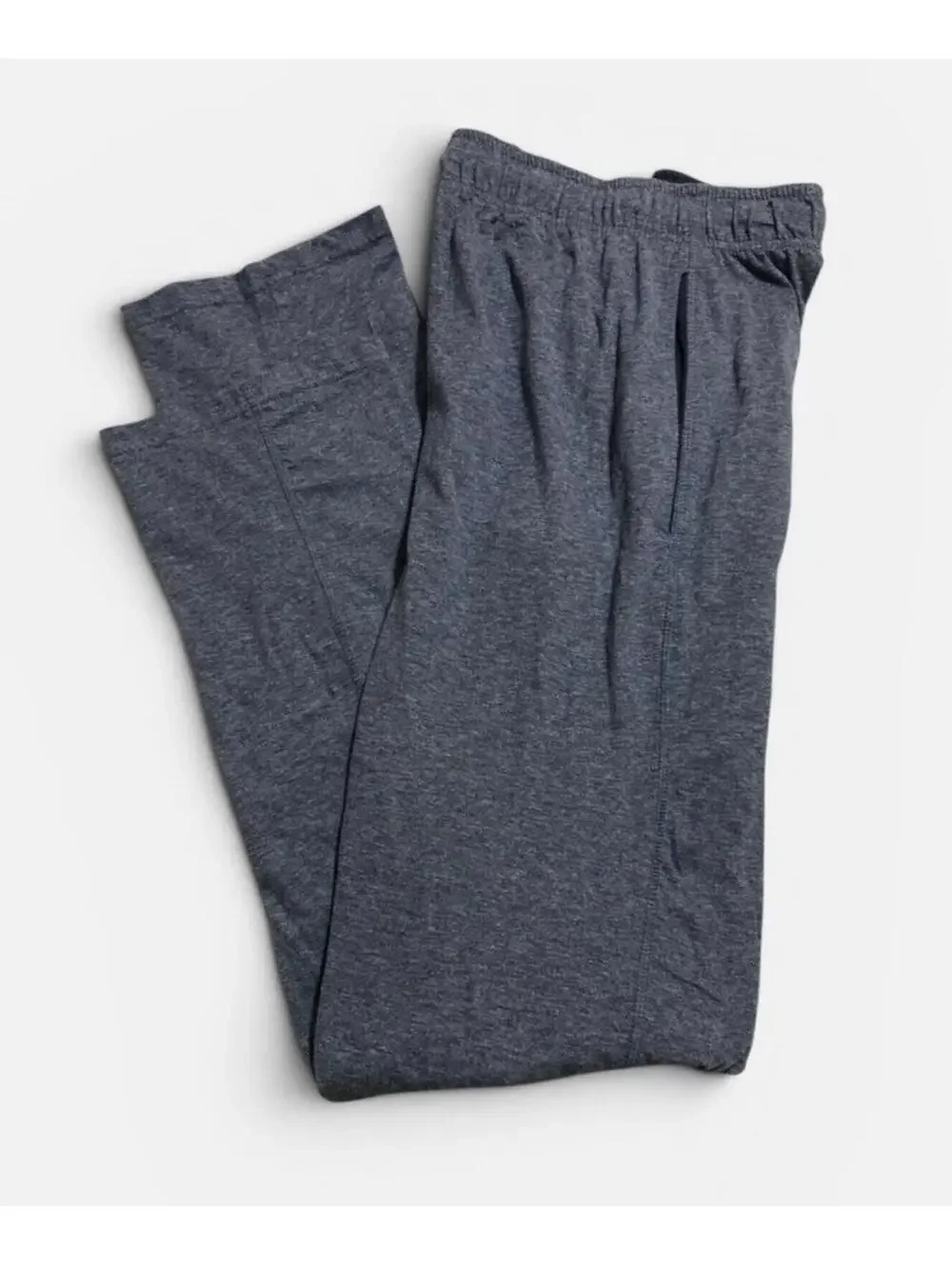 Men’s Hanes Blue Comfort Cotton Blend Lounge Pants Sz LT